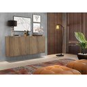 Ver mais imagens de Aparador Buffet 4 Portas Suspenso Veneza Multimóveis V3594 Rustic