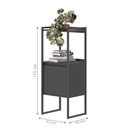 Ver imagem 2 de Estante 2 Prateleiras Azias Preto Onix