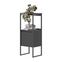 Ver imagem 1 de Estante 2 Prateleiras Azias Preto Onix