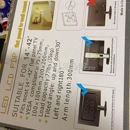 Suporte de Articulado Painel Tv 14" À 42'' 302w - 12