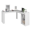 Ver imagem 5 de Mesa Escrivaninha/penteadeira de Canto com Espelho Star Brv Móveis