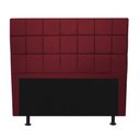 Ver imagem 2 de Cabeceira Estofada Espanha 160cm Queen Size para Cama Box Corino Vermelho - Gat Magazine