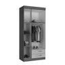 Guarda-Roupa Solteiro 3 Portas Marabá 0184 Genialflex - 3