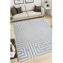 Ver imagem 1 de Tapete Sala 150x200 Chevron Cinza 399