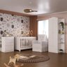 Quarto Infantil Completo com Poltrona de Amamentação Multimóveis Mp4074 Branco - 1