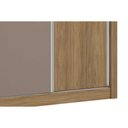 Ver imagem 7 de Guarda Roupas 3 Portas de Correr e 2 Gavetas M570 Nogueira/Fendi - Kappesberg
