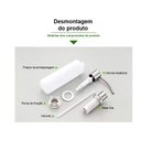 Ver imagem 4 de Dosador Dispenser Embutir Inox 304 Sabão Sabonete Detergente