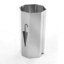 Ver imagem 3 de Suporte Porta Guarda Chuvas Octogonal - Inox Escovado