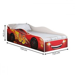 Cama Infantil Car Fantasy Vermelho - Panorama Móveis - 3