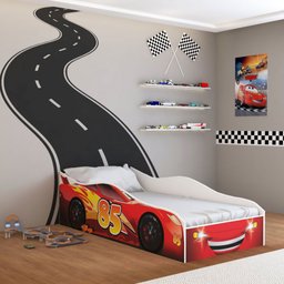 Cama Infantil Car Fantasy Vermelho - Panorama Móveis - 1