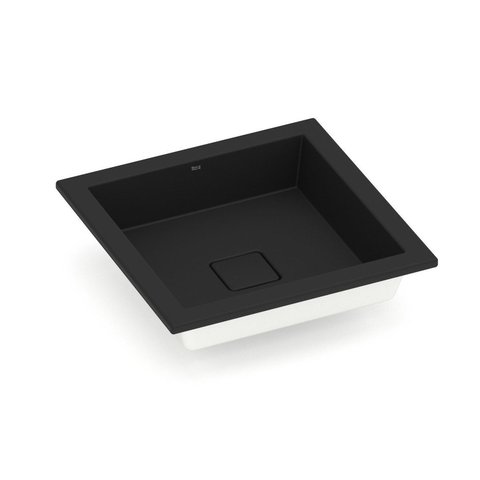 Cuba Sobrepor e Embutir sem Mesa Terra T12 Preto/Matte Black Roca