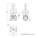 Ver imagem 3 de Base Registro de Gaveta 3/4 Dn20-b 4509.202 Deca