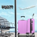 Ver imagem 6 de Mala de Bordo Abs 4 Rodas Action Fortt Rosa - Mab02-ra