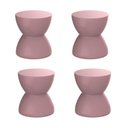 Ver imagem 1 de Conjunto com 4 Banquetas Hydro Rosa/Calla Rose