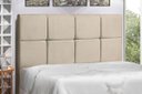 Ver imagem 2 de Cabeceira Civic Estofada com Botão de Strass para Cama Box Casal King Size 195cm New Foam