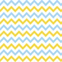 Ver imagem 3 de Papel de Parede Adesivo Chevron Zig Zag Azul e Amarelo Lavável