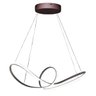 Lustre Pendente Arco Infinito 3 em 1 Aneis LED 49W Luminaria Luxo Teto Sala de Jantar Casa Quarto Re - 4