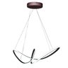 Lustre Pendente Arco Infinito 3 em 1 Aneis LED 49W Luminaria Luxo Teto Sala de Jantar Casa Quarto Re - 2