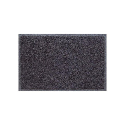 Capacho de Poa Vinílico Liso Grafite Dark Gray 60x40cm - Uzoo Capacho Vinilico Liso 60x40cm Grafite