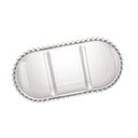 Ver imagem 2 de Petisqueira Oval Pearl de Cristal C-3 Divisões Wolff
