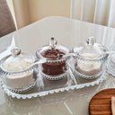 Ver imagem 4 de Petisqueira Oval Pearl de Cristal C-3 Divisões Wolff