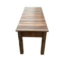 Ver imagem 2 de Banquinho Madeira Demolição Decoração Banco Riado Cozinha Jardim Varanda Minas Arte Própria Banco Re