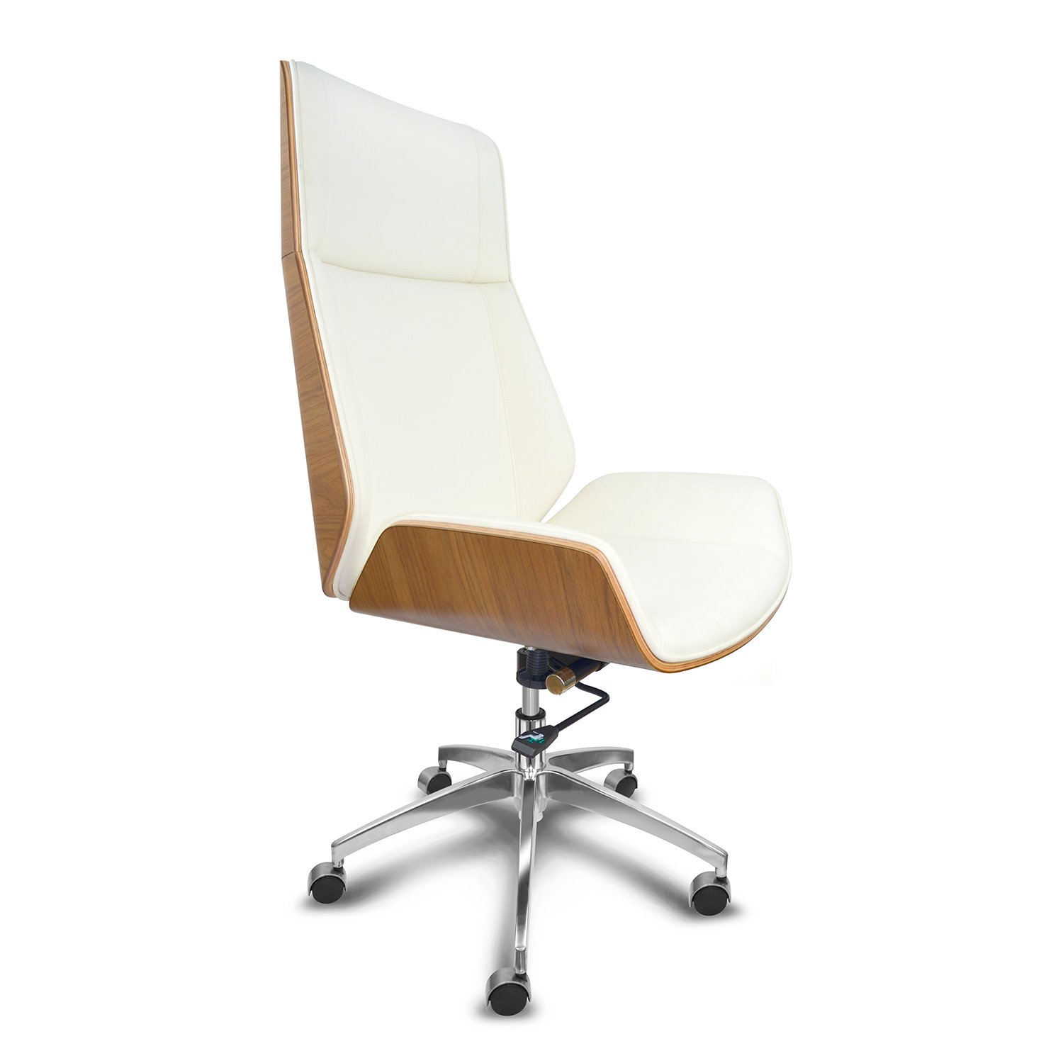 Cadeira Presidente Escritório Ergonômica Gogo Chair Go-2204 - Branca