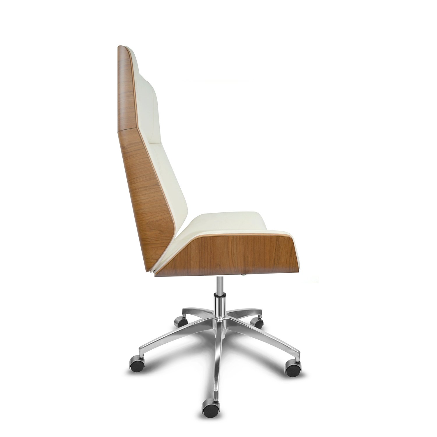 Cadeira Presidente Escritório Ergonômica Gogo Chair Go-2204 - Branca - 4