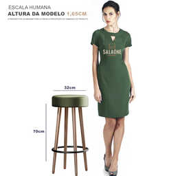 Kit 02 Banquetas Altas Berlim Verde - 2