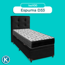 Ver imagem 4 de Kit Cama Box Bau + Cabeceira + Colchão Solteiro D33 - Iso100 - Ortobom