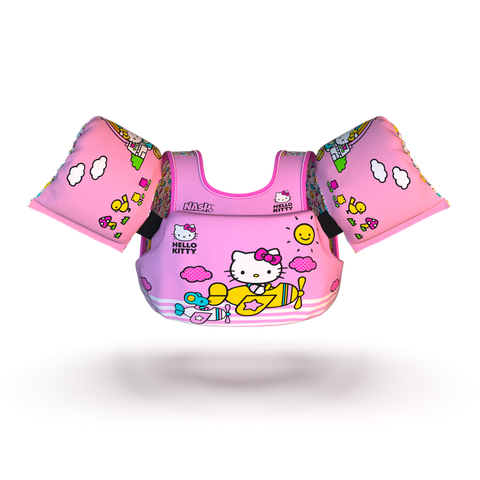 Boia Infantil com Colete Salva Vidas Hello Kitty Nash