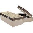 Ver imagem 1 de Cama Box Baú Solteiro: Colchão Anatômico Orthoflex D33 / EP Matera + Base CRC Suede Clean(88x188)