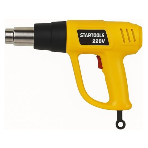 Soprador Térmico 2000w 220v com Bico Removível, Controle de Temperatura e Fluxo de Ar Ajustável