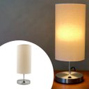 Ver imagem 2 de Abajur Luminaria de Mesa Redondo com Interruptor Ref 84 Decoração Casa Sala Quarto Escritório Moveis