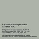 Ver imagem 3 de Rejunte Piscina Impermeável Cor Verde Hijau 1kg