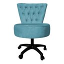Ver imagem 4 de Kit Maca Estética Capitonê com Mocho e Escadinha 80 Cm Slk Decor Reta Azul Turquesa