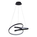 Ver imagem 1 de Pendente Zig Preto Fosco LED 70W 3000K Bivolt TP001B Bella