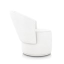 Ver imagem 6 de Poltrona Decorativa Orgânica Fixa para Sala Malu Sintético Branco M11 - D’Rossi