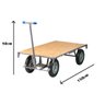 Carro Plataforma Metalosa 400kg Pc 3 - 1,50mx80cm S/grade (4) - 5
