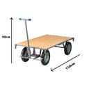 Ver imagem 5 de Carro Plataforma Metalosa 400kg Pc 3 - 1,50mx80cm S/grade (4)