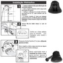 Ver imagem 6 de Chuveiro Faminho Black 4t Ducha C- Cano 30cm 220v 6800w Fame