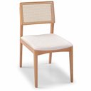Ver imagem 3 de Kit com 2 Cadeiras de Jantar Akemi Tela Sextavada Fio Bronze - 2268
