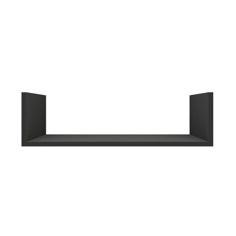 Prateleira U Nicho Decorativa Multiuso 100% Mdf Plancasa:preto