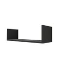Ver imagem 2 de Prateleira U Nicho Decorativa Multiuso 100% Mdf Plancasa:preto