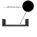 Ver imagem 4 de Prateleira U Nicho Decorativa Multiuso 100% Mdf Plancasa:preto