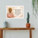 Ver imagem 2 de Quadro Horizontal Beata Nhá Chica 33x24cm - com Vidro:moldura Preta