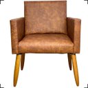 Ver imagem 3 de Kit 2 Poltronas Decorativas Para Recepção Manicure Sala Escritório Consultório Corino