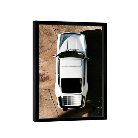 Quadro Porsche 911 Branco -- BR ARTES