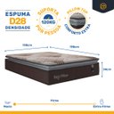 Ver imagem 5 de Cama Box com Colchão de Espuma Mega Pillow Queen 158cm
