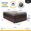 Ver imagem 3 de Cama Box com Colchão de Espuma Mega Pillow Queen 158cm